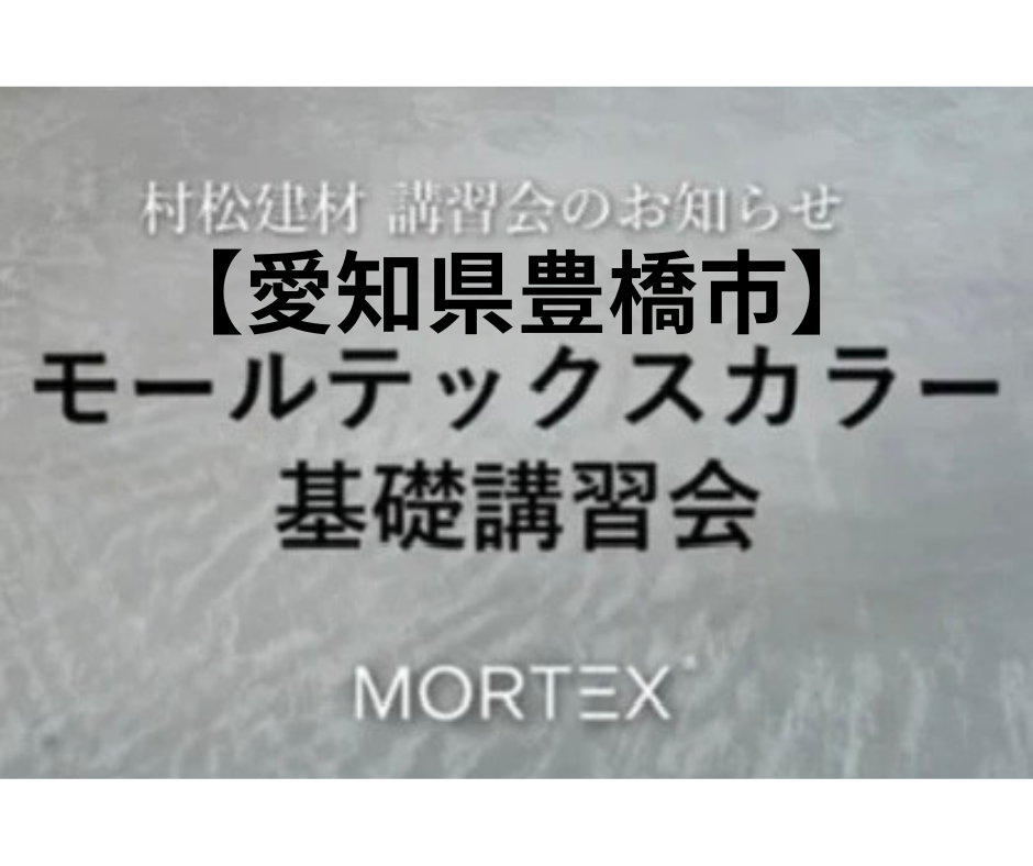 【愛知県豊橋市モールテックス基礎講習会】