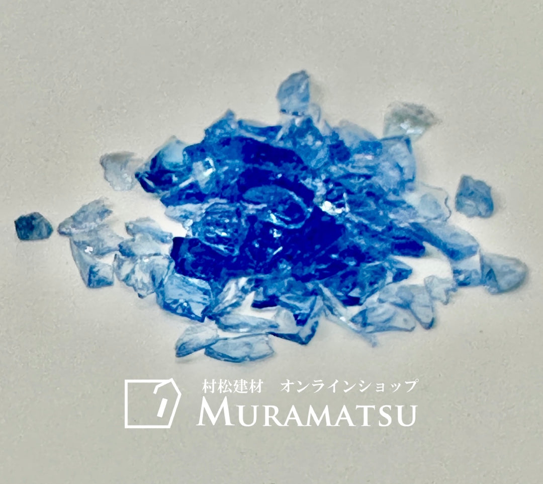 ガラス骨材　スカイブルー　3〜6mm　　１kg（送料込み）