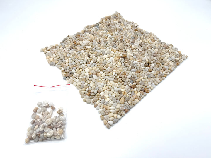 洗い出しシート 703(Three color Stone) 2分 7-9mm 11枚入＋予備石/約1㎡ 1辺直線