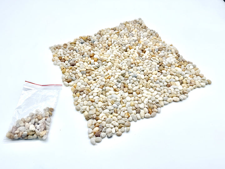 洗い出しシート 703(Three color Stone) 2分 7-9mm 11枚入＋予備石/約1㎡ 4辺波型