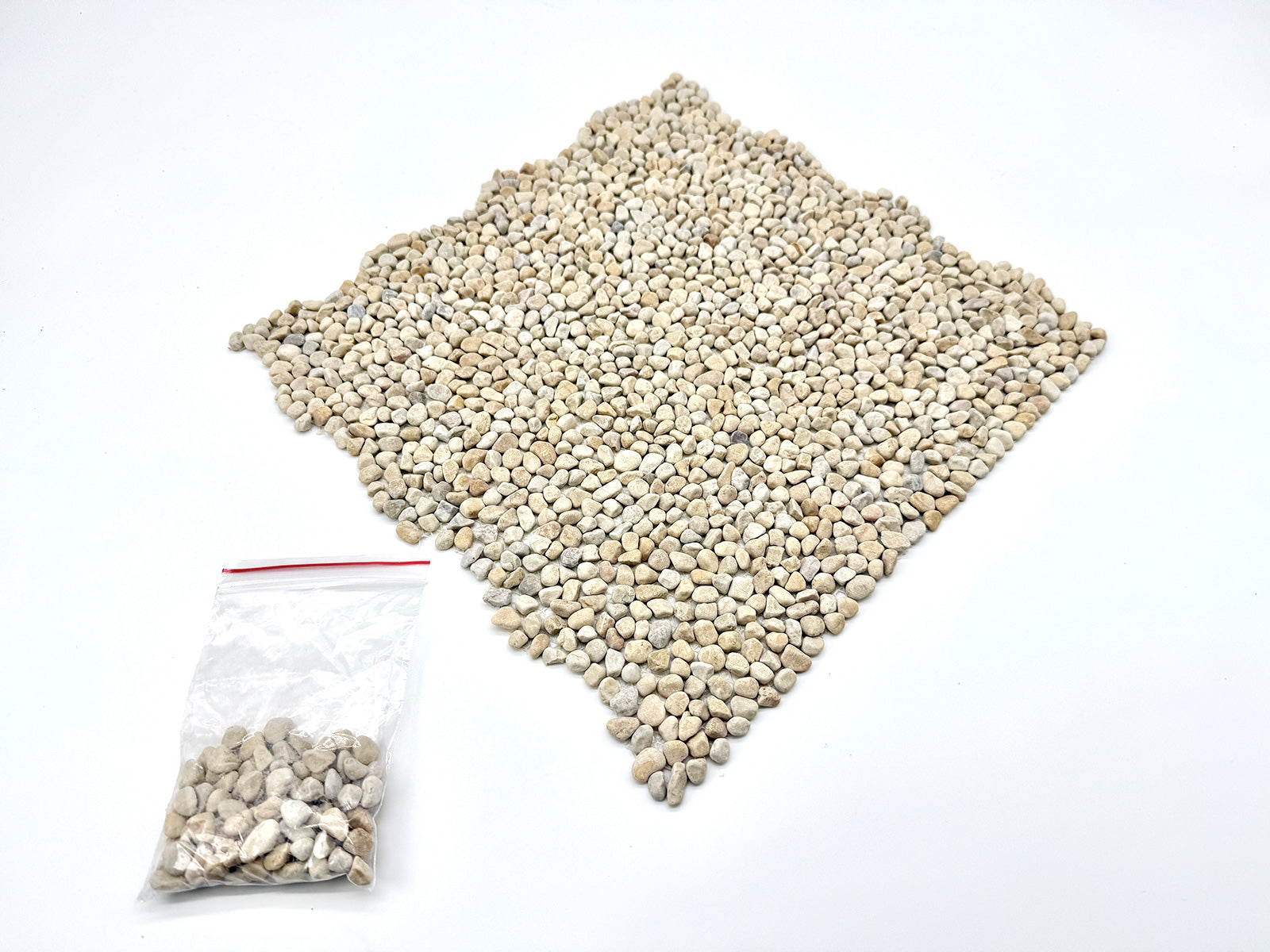 洗い出しシート 710(Vietnam Yellow Stone) 2分 7-9mm 11枚入＋予備石/約1㎡ 1辺直線