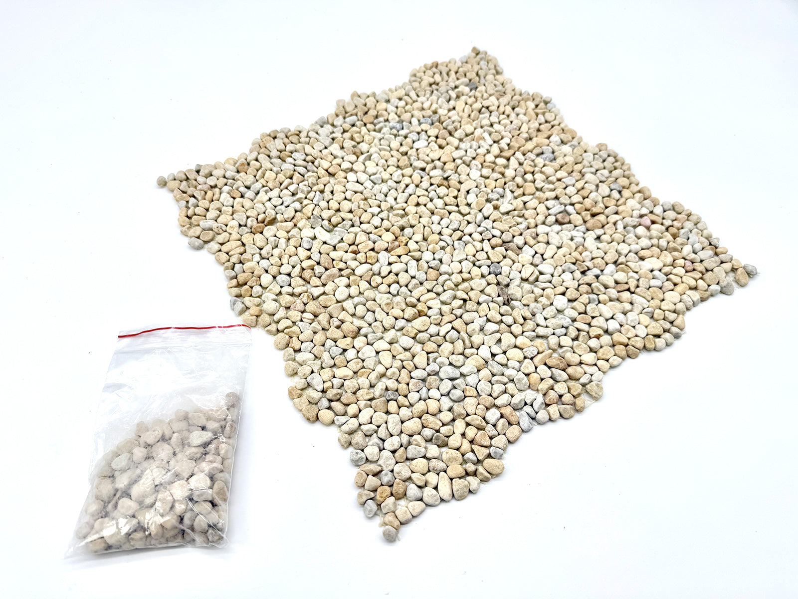洗い出しシート 710(Vietnam Yellow Stone) 2分 7-9mm 11枚入＋予備石/約1㎡ 4辺波型
