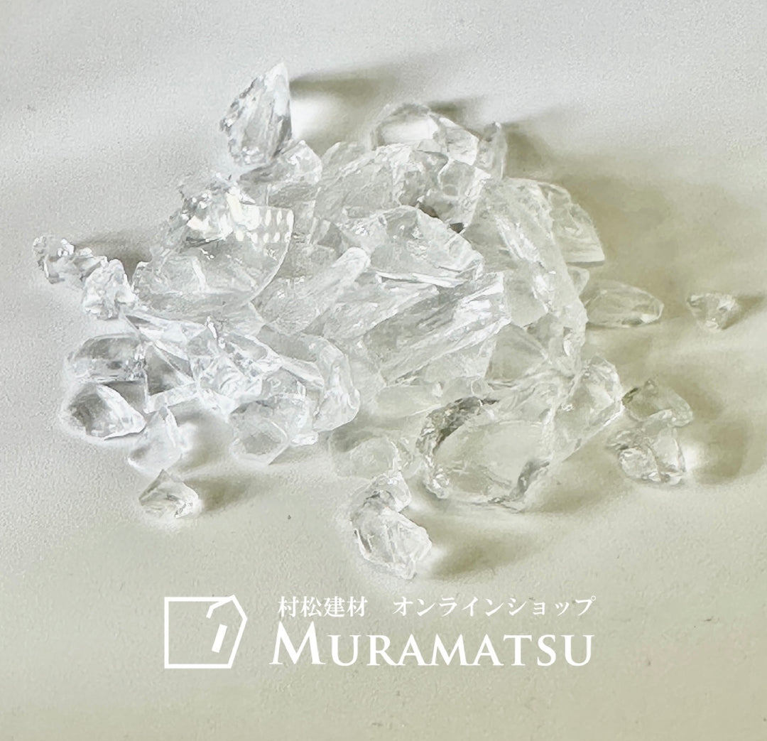 ガラス骨材　クリア（透明）３〜６mm  　１ｋｇ（送料込み）