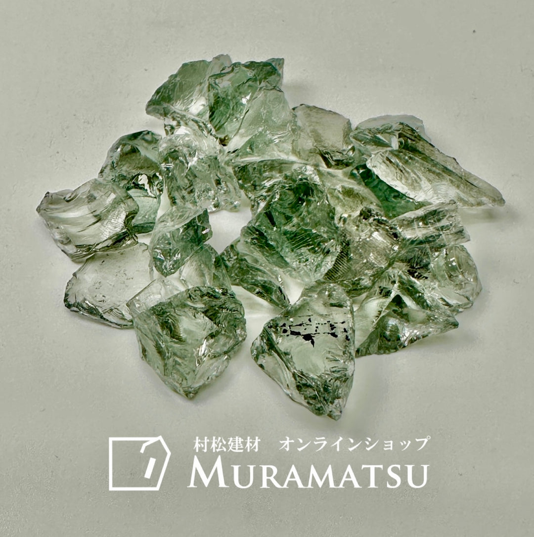 ガラス骨材　グレー　６〜１２mm　　１kg（送料込み）