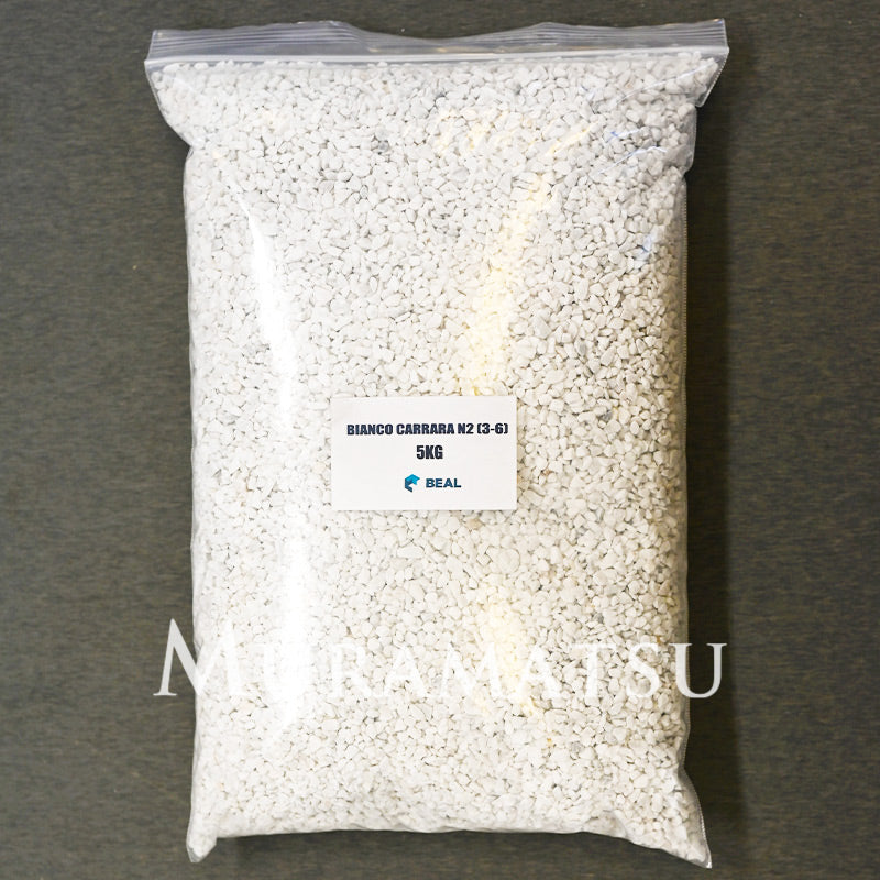 ビアンコ・カララ BIANCO CARRARA  N2 (3-6MM) ５KG