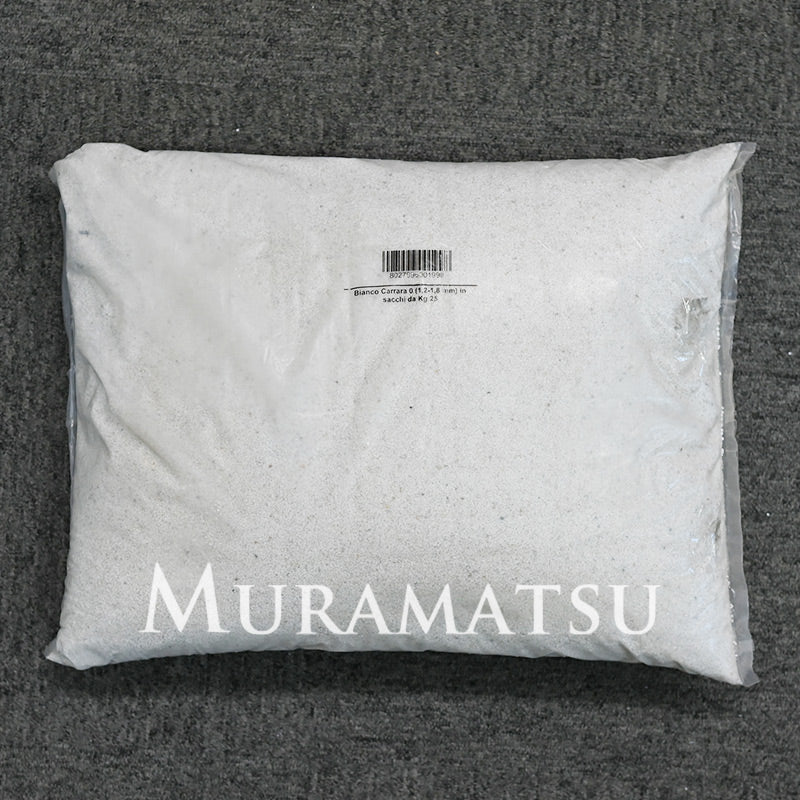 ビアンコ・カララ BIANCO CARRARA  MK0（1.2-1.8MM） ２５KG